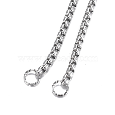 304 Stainless Steel Box Chain Slider Necklace Making(MAK-H100-01P)-2