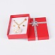 Valentines forfaits jours de cadeaux pendentif carton colliers boîtes(CBOX-R013-9x7cm-2)-1