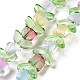 Transparent Glass Beads Strands(LAMP-H061-02B)-1