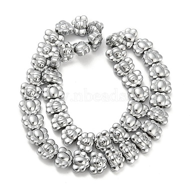 Electroplated Synthetic Non-magnetic Hematite Beads Strands(G-Z032-D02-05F)-2