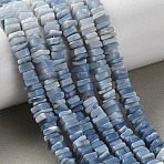 Natural Sodalite Beads Strands, Flat Square Heishi Beads, 4~5x4~5x2~3mm, Hole: 0.8mm, about 210~230pcs/strand, 16.14~16.54''(41~42cm)(GG-CBA1D78-A01)