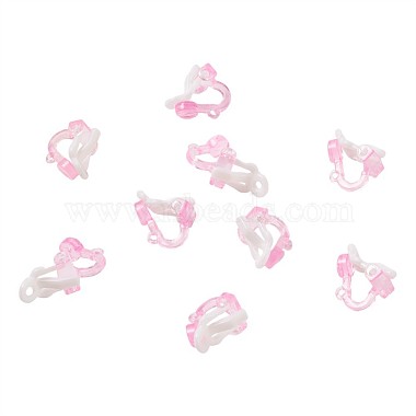 Plastic Clip-on Earring Findings(FIND-Q001-02)-2