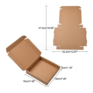 Крафт-бумага складной коробки(CON-F007-A08)-2