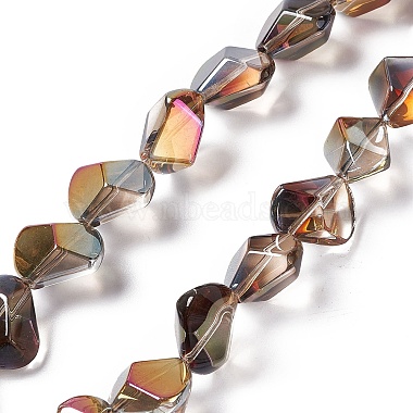 Camel Polygon Glass Beads