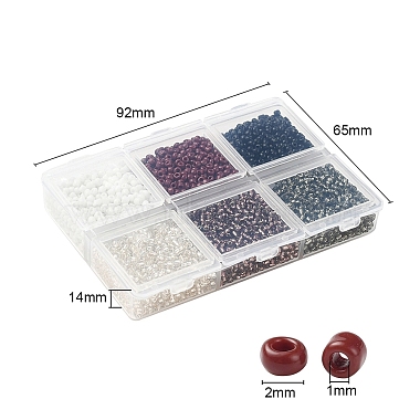 4500Pcs 6 Style 12/0 Glass Seed Beads(SEED-YW0001-27E)-2