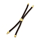 Fabrication de bracelets en cordons de nylon adaptés aux breloques de connecteur(AJEW-P116-01G-15)-1