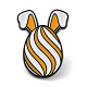 œuf de Pâques avec épingles en émail oreille de lapin pour femme(JEWB-D017-02B-EB)-1