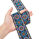 cintas de poliéster bordado estilo étnico(OCOR-WH0064-12)-3
