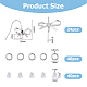 Bowknot Shape Brass Earring Hooks(KK-HS0001-78P)-2