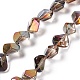 Full Rainbow Plated Electroplate Glass Beads(EGLA-Q066-FR01)-1