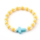Opaque Acrylic Stretch Beaded Bracelets for Kids(BJEW-JB06230)-5