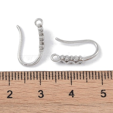 Brass Micro Pave Cubic Zirconia Earring Hooks(KK-U008-11P)-3