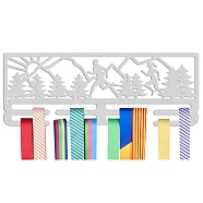 Sports Theme Iron Medal Hanger Holder Display Wall Rack, with Screws, Running Pattern, 150x400mm(ODIS-WH0024-034)
