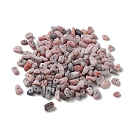 Acrylic Beads, Imitation Gemstone, Chip, Rosy Brown, 4~13x4~6x4~5mm, Hole: 1.2mm(OACR-C020-01B)