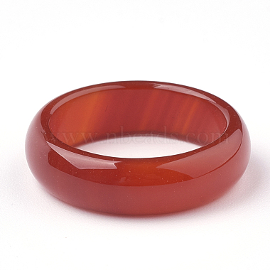 Natural Agate Rings(X-G-S279-42D)-2