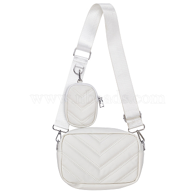White Imitation Leather Crossbody Bags