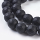 Synthetic Black Stone Beads Strands(X-G-C059-10mm-1)-3