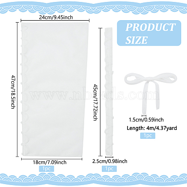 Mesh Bridal Dress Zipper Replacement(DIY-WH0496-06A)-2