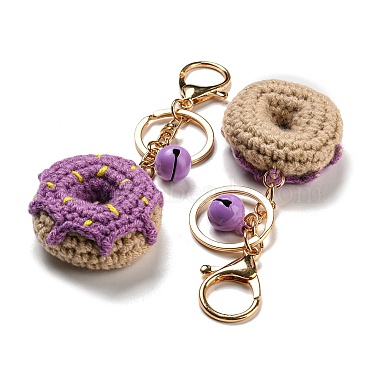 Cotton Crochet Food Keychain(KEYC-PW0002-108K)-3