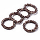 Faceted Transparent Glass Beads Stretch Bracelets(BJEW-S144-001B-02)-1