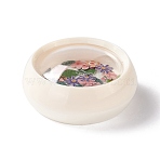 DIY Crystal Epoxy Resin Material Filling, Flower Nail Art Sequins, for Crafts Making, with Disposable Plastic Box, Mixed Color, 5~7x4~7x0.1mm(DIY-E036-23)