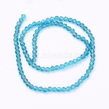 Faceted(32 Facets) Round Glass Beads Strands(X-EGLA-J042-4mm-14)-2