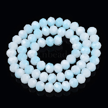 Two-Tone Imitation Jade Glass Beads Strands(X-GLAA-T033-01C-05)-2