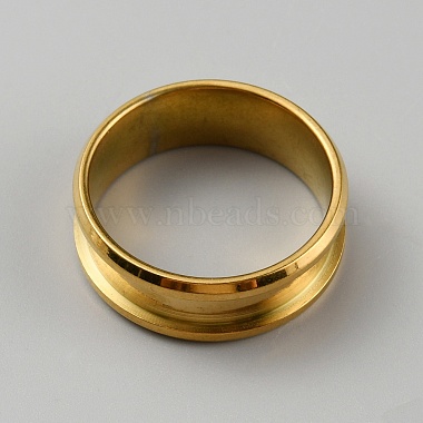 304 Stainless Steel Grooved Finger Ring Settings(RJEW-WH0010-08C-G)-2