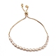 Cubic Zirconia Oval Tennis Bracelet for Men Women Gift(BJEW-F417-05-RS)-2