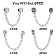 8Pcs 4 Styles Zinc Alloy European Beads(FIND-FH0005-68)-3
