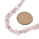 Natural Rose Quartz Chip Beaded Necklace(NJEW-JN04615-03)-3
