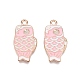 Light Gold Plated Alloy Enamel Pendants(PALLOY-N176-27C-RS)-1