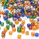 Perles de rocaille rondes en verre 7 couleurs(SEED-YW0001-24C-02)-5
