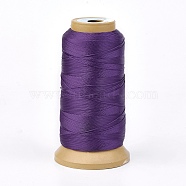 Polyester Thread, for Custom Woven Jewelry Making, Indigo, 0.2mm, about 1000m/roll(NWIR-K023-0.2mm-10)