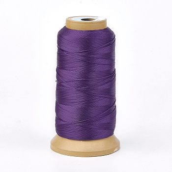 Polyester Thread, for Custom Woven Jewelry Making, Indigo, 0.2mm, about 1000m/roll