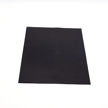 Rubber Single Side Board, with Adhesive Back, Rectangle, Black, 300x210x3mm