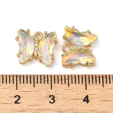 Brass with Glass Pendants(FIND-Z020-02K)-3