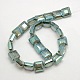 Electroplate Crystal Glass Square Beads Strands(EGLA-F064B-07)-2