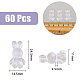 60Pcs Transparent Acrylic Beads(OACR-FH0001-053)-2