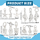 4Pcs 4 Styles 925 Sterling Silver Charms with Jump Rings(STER-PH0002-95)-2