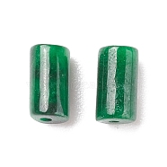 Natural Jade Beads, Dyed, Column, 8x4mm, Hole: 1mm(G-E418-56)