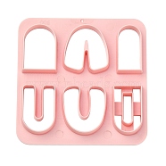 ABS Cookie Cutters, Arch, Pink, 100x100mm(BAKE-YW0001-004)