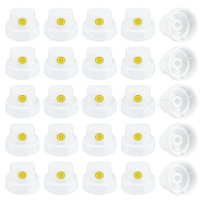 30Pcs PE Replacement Aerosol Spray Can Cap, Spray Paint Nozzle, Yellow, 1.75~1.8x2.3cm(FIND-BC0005-31A)