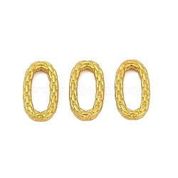 Brass Linking Rings, Long-Lasting Plated, Rack Plating, Oval, Golden, 10.5x5.5x1.5mm, Inner Diameter: 7.5x3mm(KK-H202-06G)