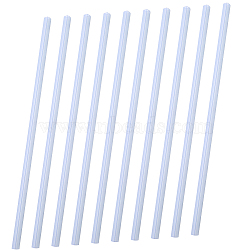 Transparent Plastic File Folders Organizer Sliding Bar, Strip, Light Steel Blue, 310x10x11mm(FIND-WH0290-06B)