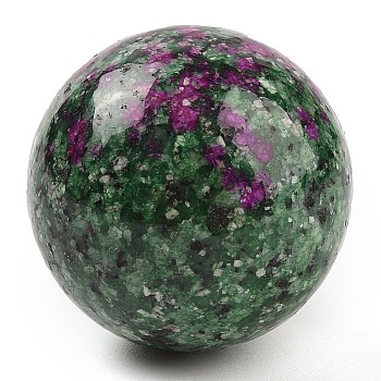 Synthetic Ruby in Zoisite Sphere Beads, No Hole/Undrilled, Round Ball Beads, 39~41mm