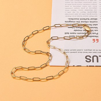 304 Stainless Steel Cable Chain Necklaces, Golden, 17.1 inch(43.5cm)