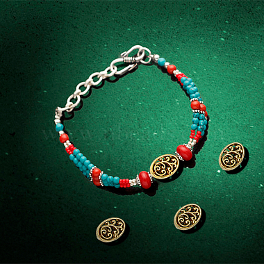 80Pcs Hollow Tibetan Style Alloy Beads(TIBEB-DC0001-03)-6