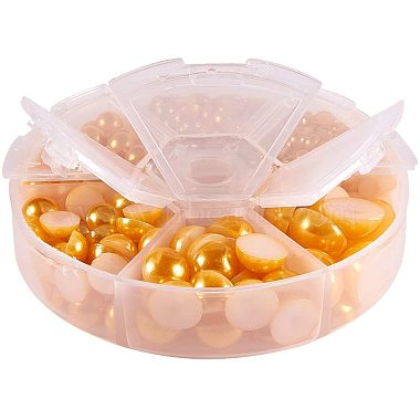 1Box ABS Plastic Imitation Pearl Dome Cabochons(SACR-PH0001-32)-6