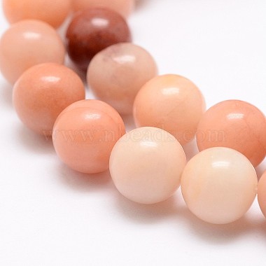 Brins de perles aventurine rose naturel(G-P257-05-10mm)-3